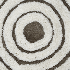 Ripple Luxe Spiral | Round Bath Mat