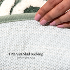 Ripple Luxe Spiral | Round Bath Mat