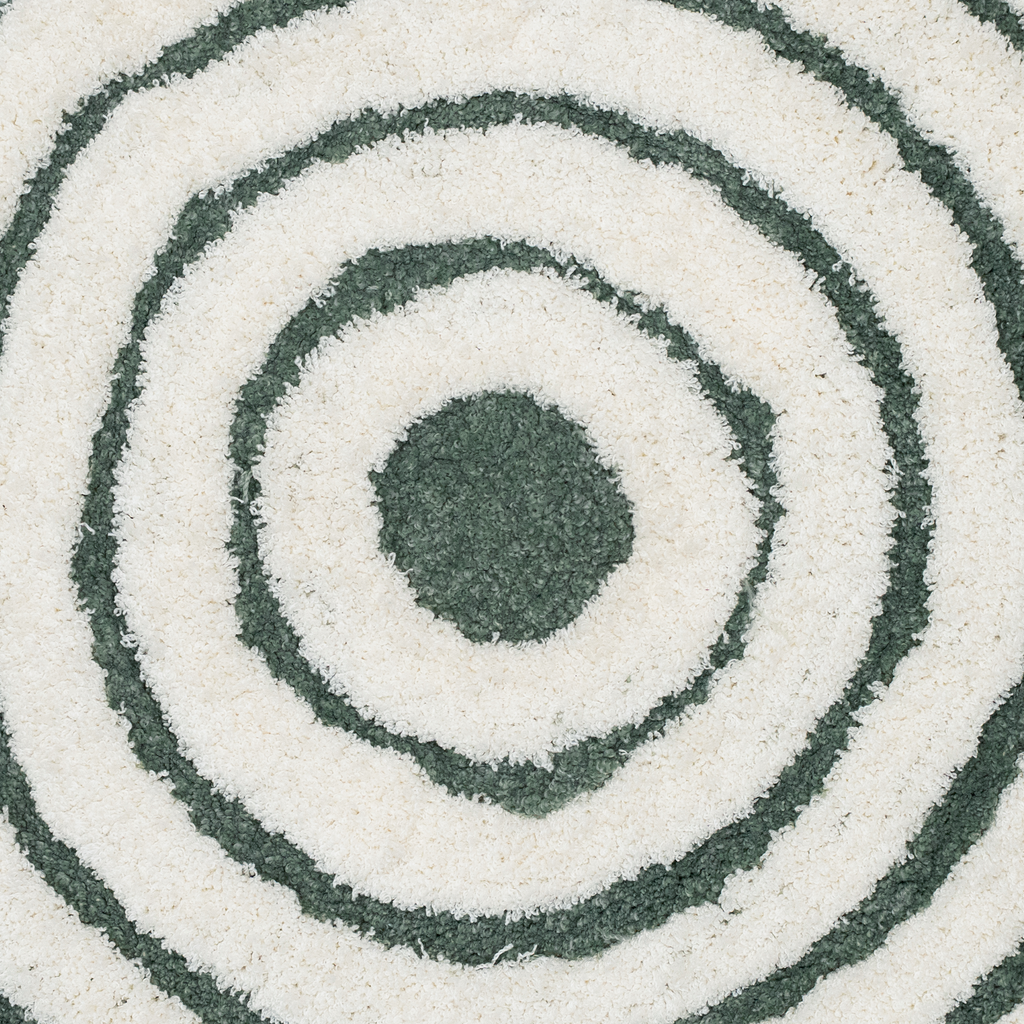 Ripple Luxe Spiral | Round Bath Mat