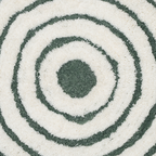 Ripple Luxe Spiral | Round Bath Mat