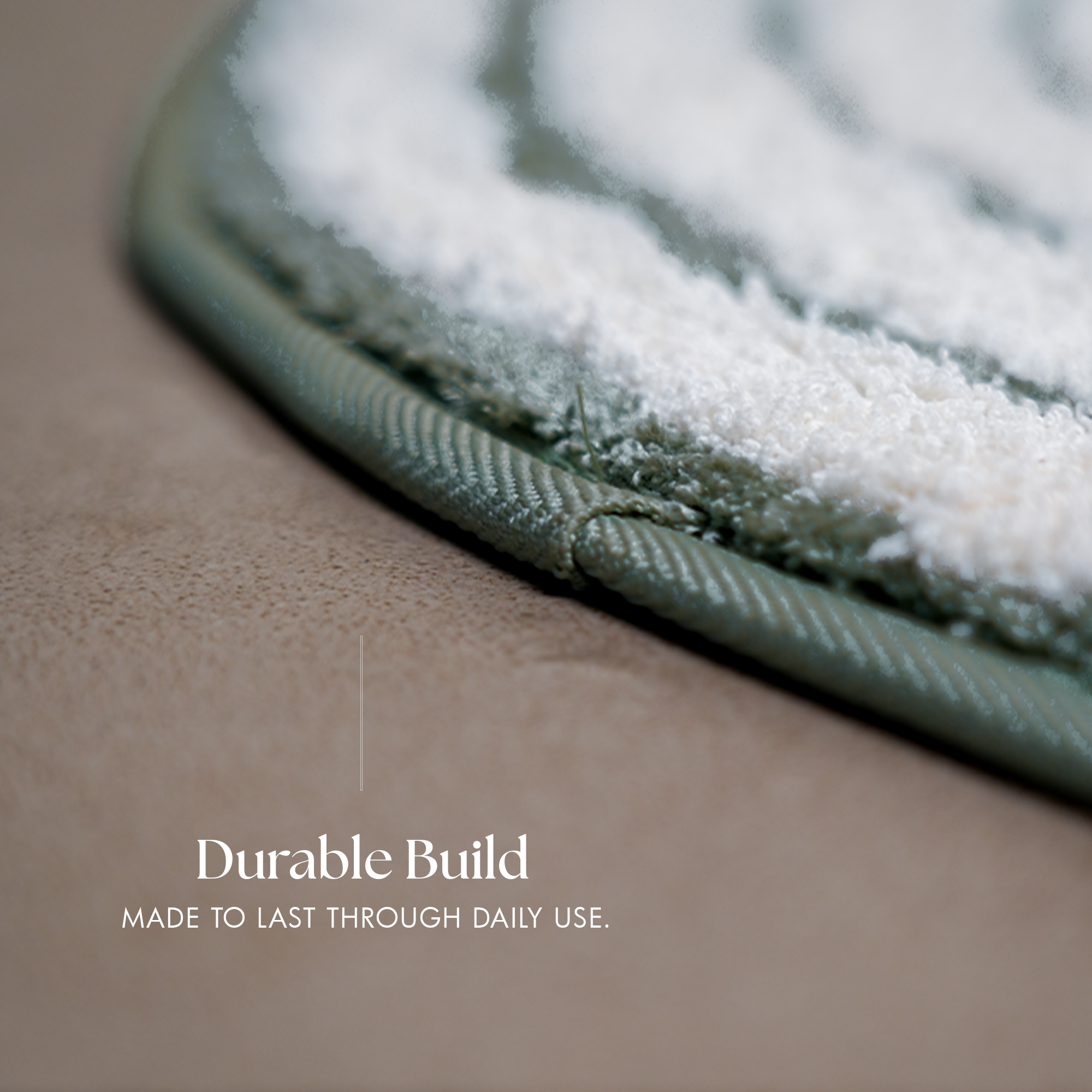 Ripple Luxe Spiral | Round Bath Mat