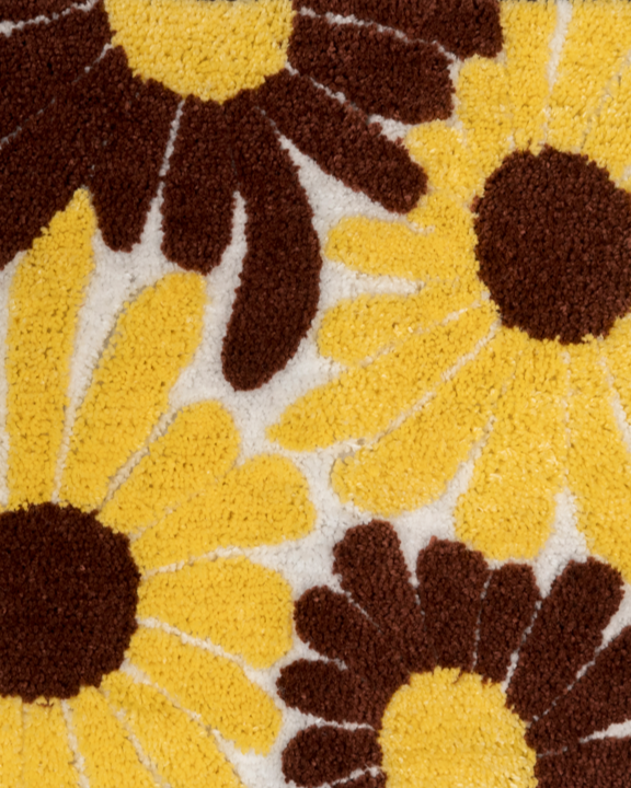 The Sol | Floral TPR Backing Bath Mat