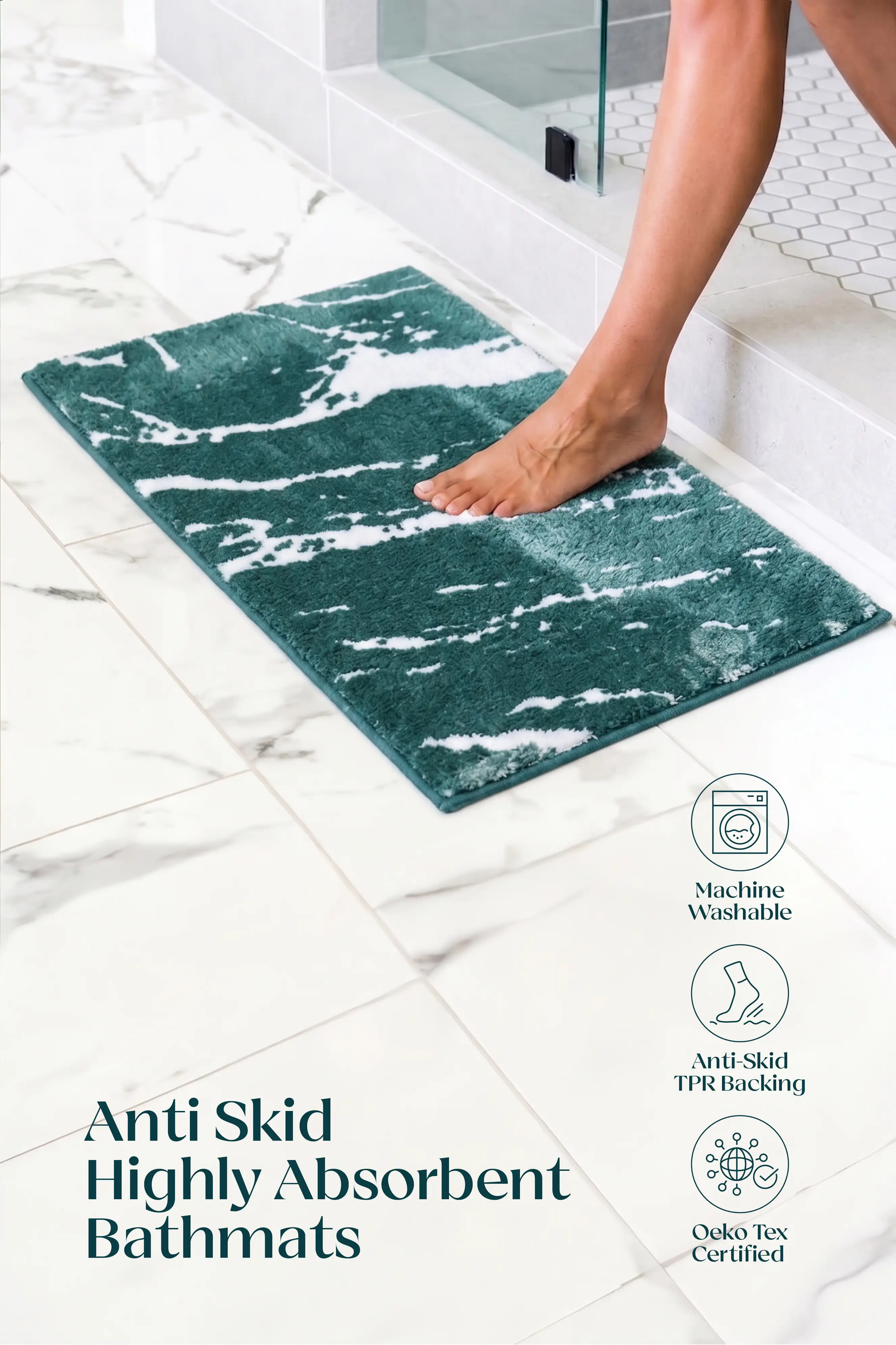 The Drift | TPR Backing  Bath Mat