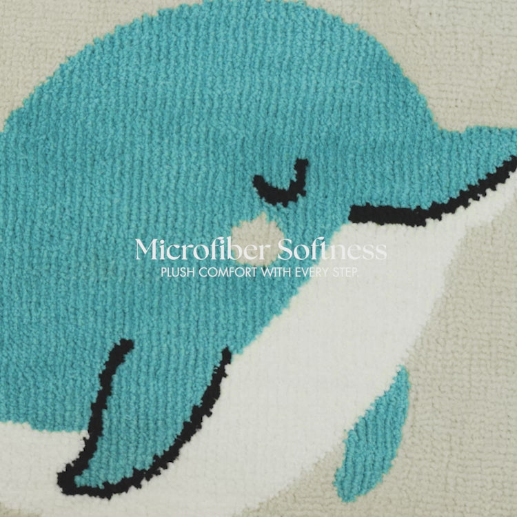 Daphne the Dolphin | TPR Backing  Kids Mat