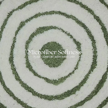 Ripple Luxe Spiral | TPR Backing Bath Mat